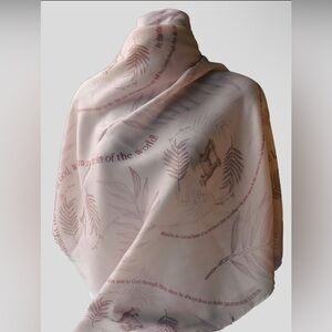Hosanna Light Pink Prayer Scarf NWOT